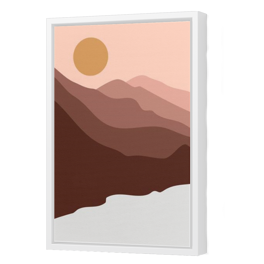 Thumbnail for Canvas - White Floating Frame