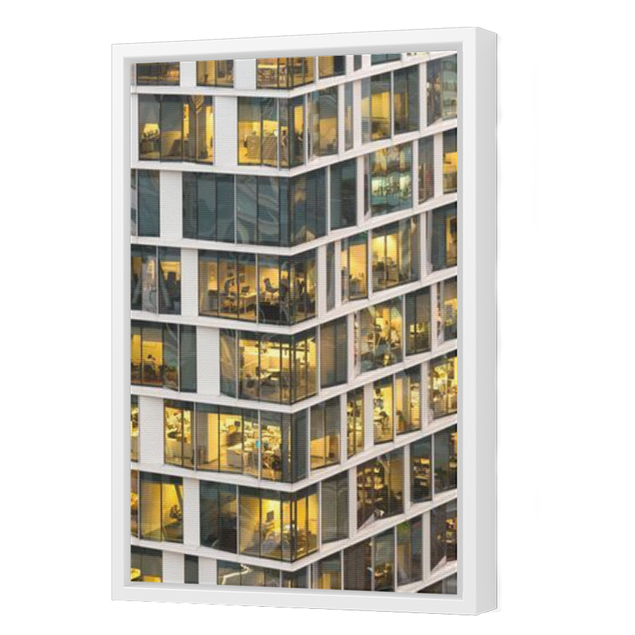 Thumbnail for Canvas - White Floating Frame