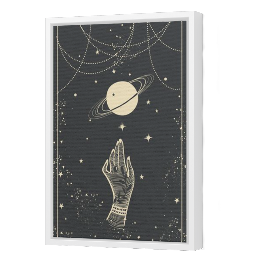 Thumbnail for Canvas - White Floating Frame