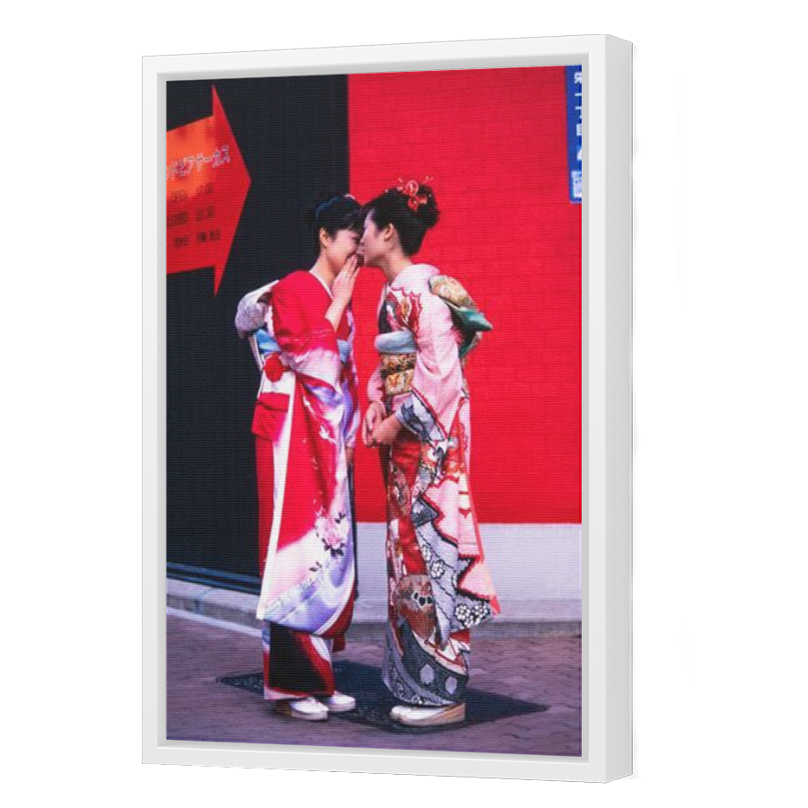 Thumbnail for Canvas - White Floating Frame