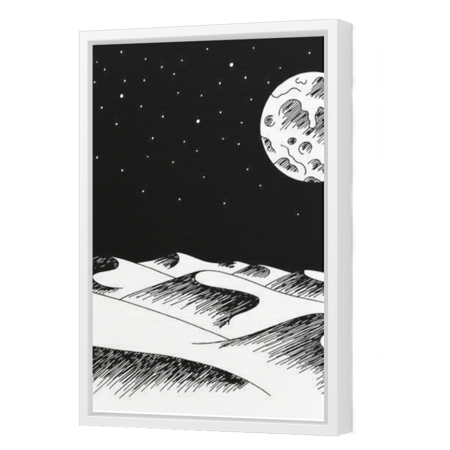 Thumbnail for Canvas - White Floating Frame