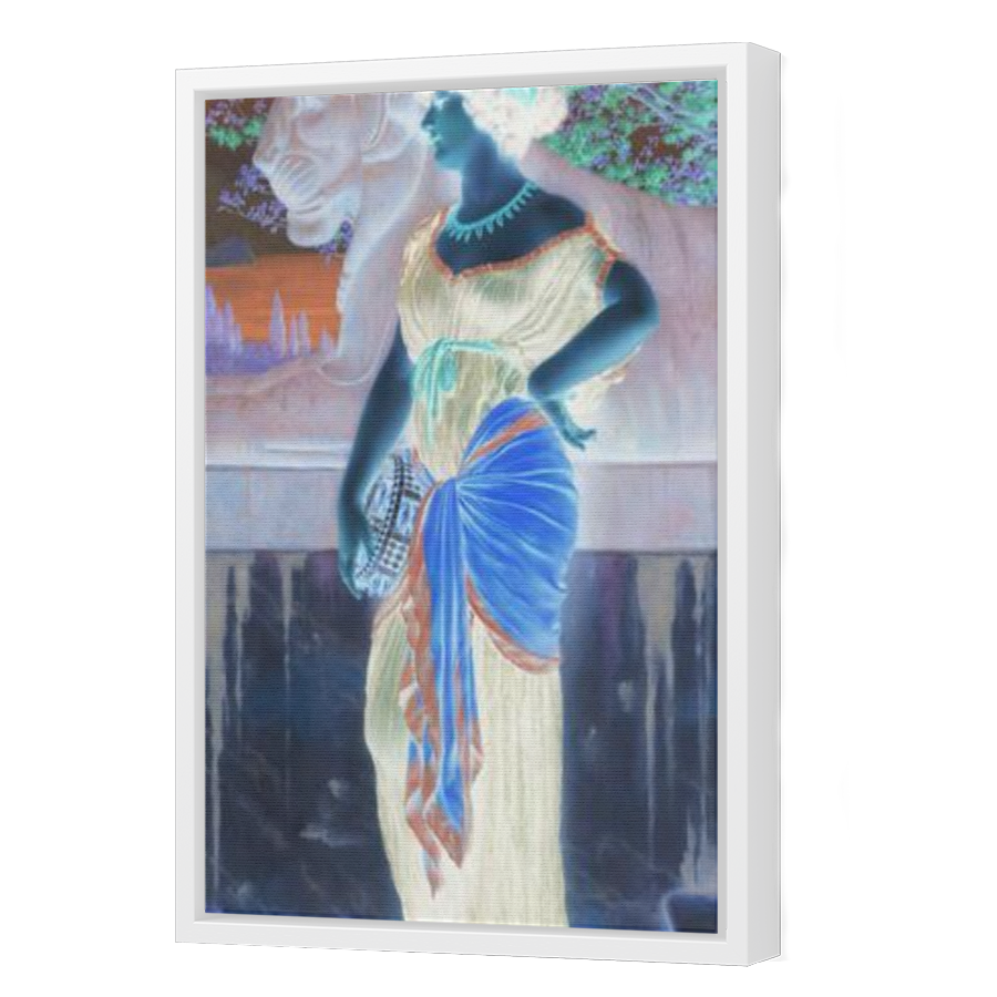 Thumbnail for Canvas - White Floating Frame