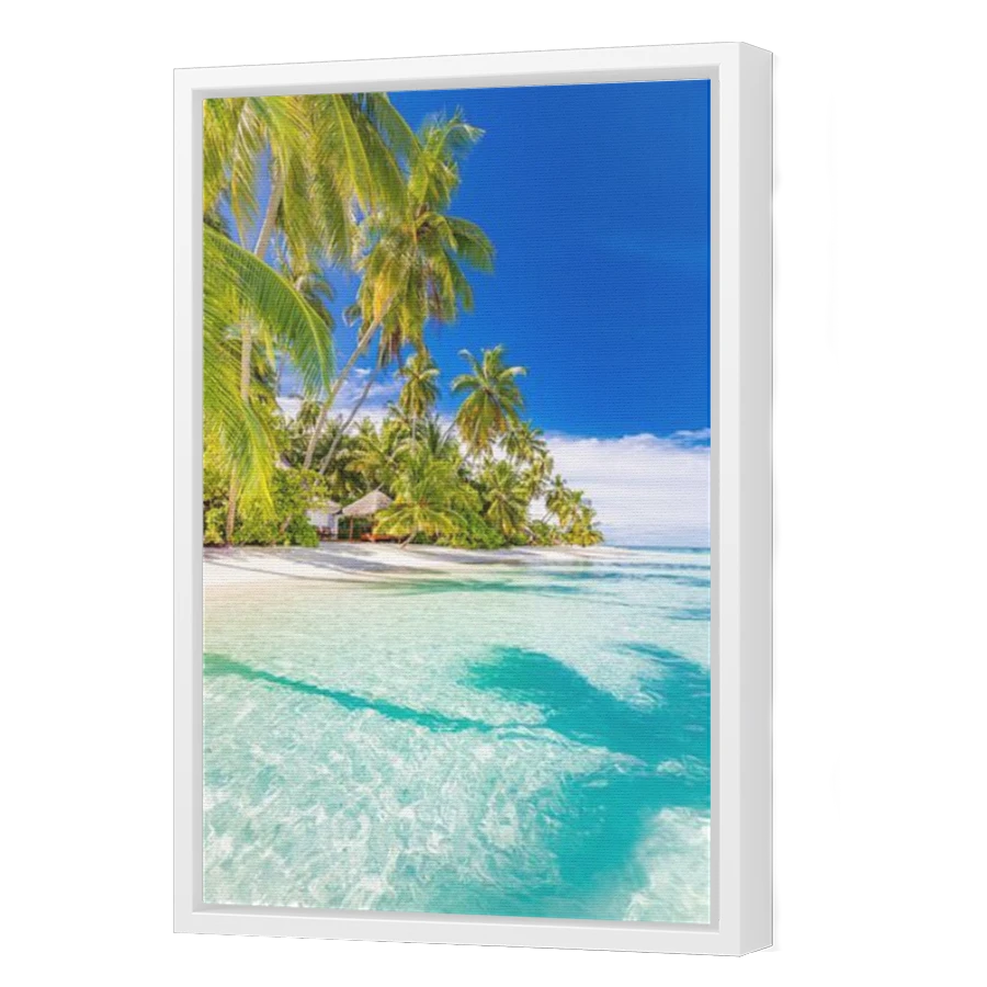 Thumbnail for Canvas - White Floating Frame
