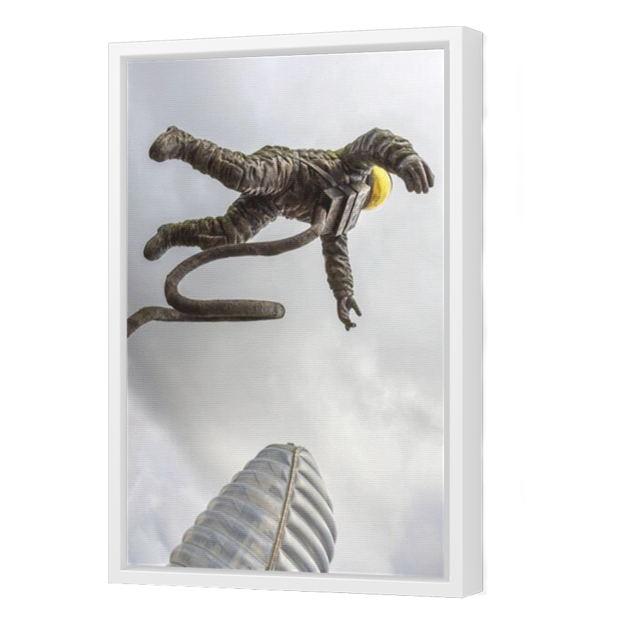 Thumbnail for Canvas - White Floating Frame