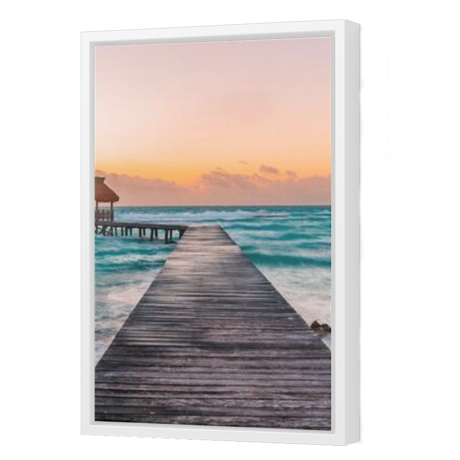 Thumbnail for Canvas - White Floating Frame