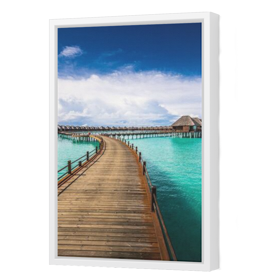 Thumbnail for Canvas - White Floating Frame