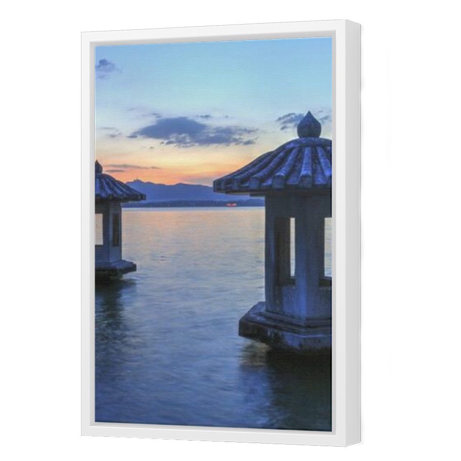 Thumbnail for Canvas - White Floating Frame