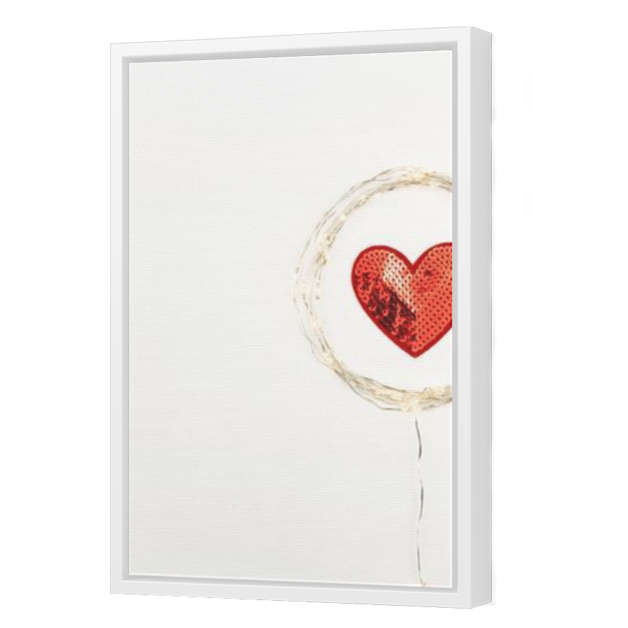 Thumbnail for Canvas - White Floating Frame