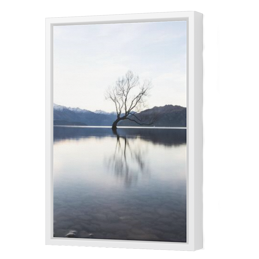 Thumbnail for Canvas - White Floating Frame
