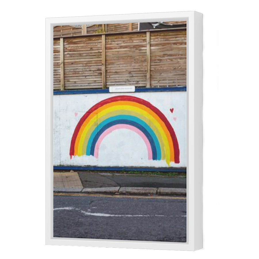 Thumbnail for Canvas - White Floating Frame