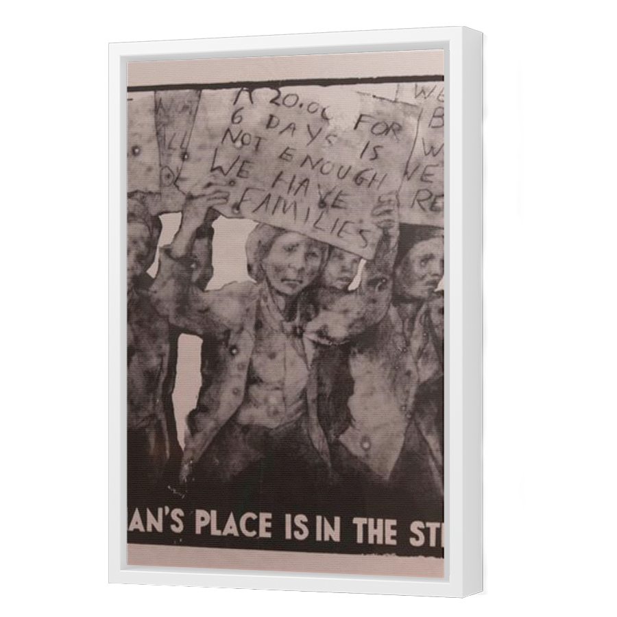 Thumbnail for Canvas - White Floating Frame