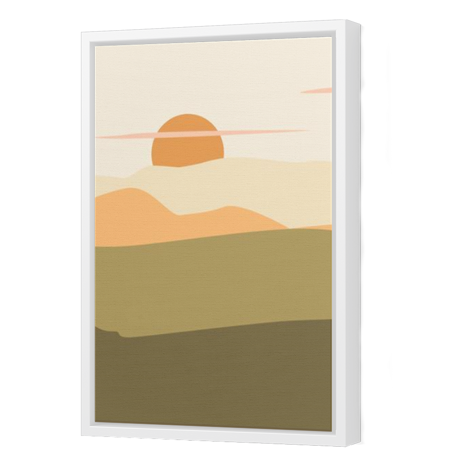 Thumbnail for Canvas - White Floating Frame