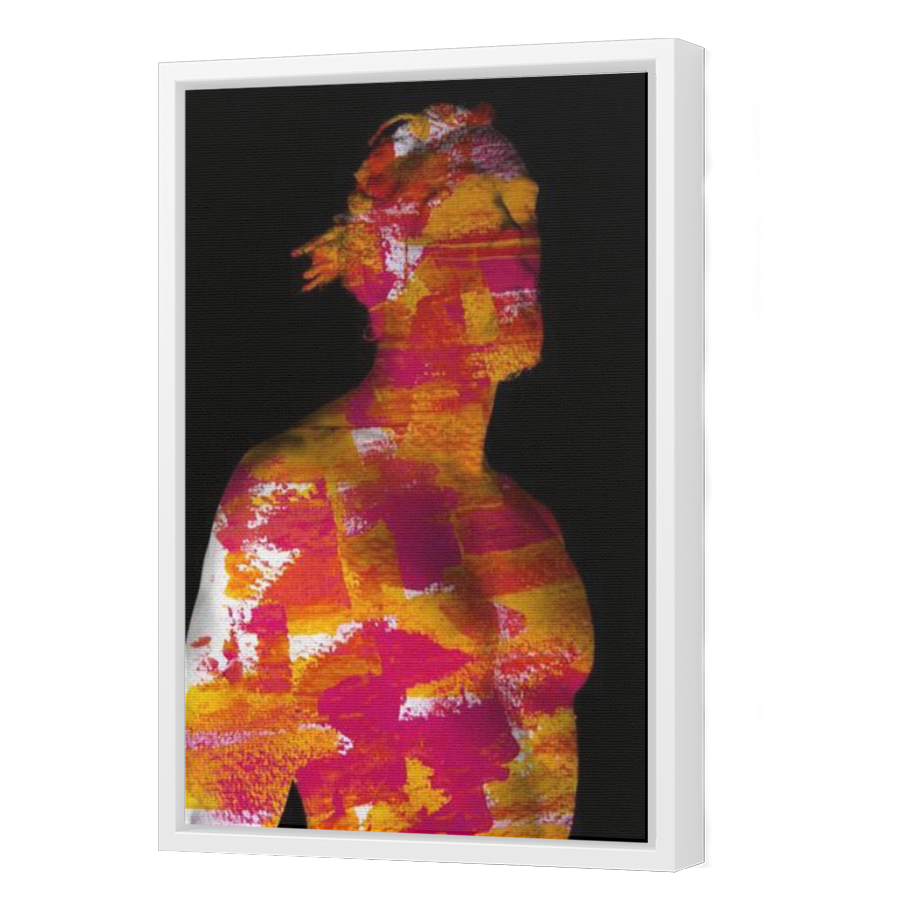 Thumbnail for Canvas - White Floating Frame