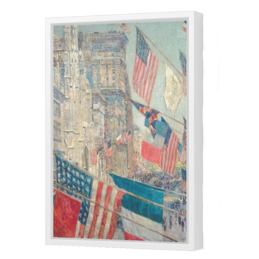 Thumbnail for Canvas - White Floating Frame