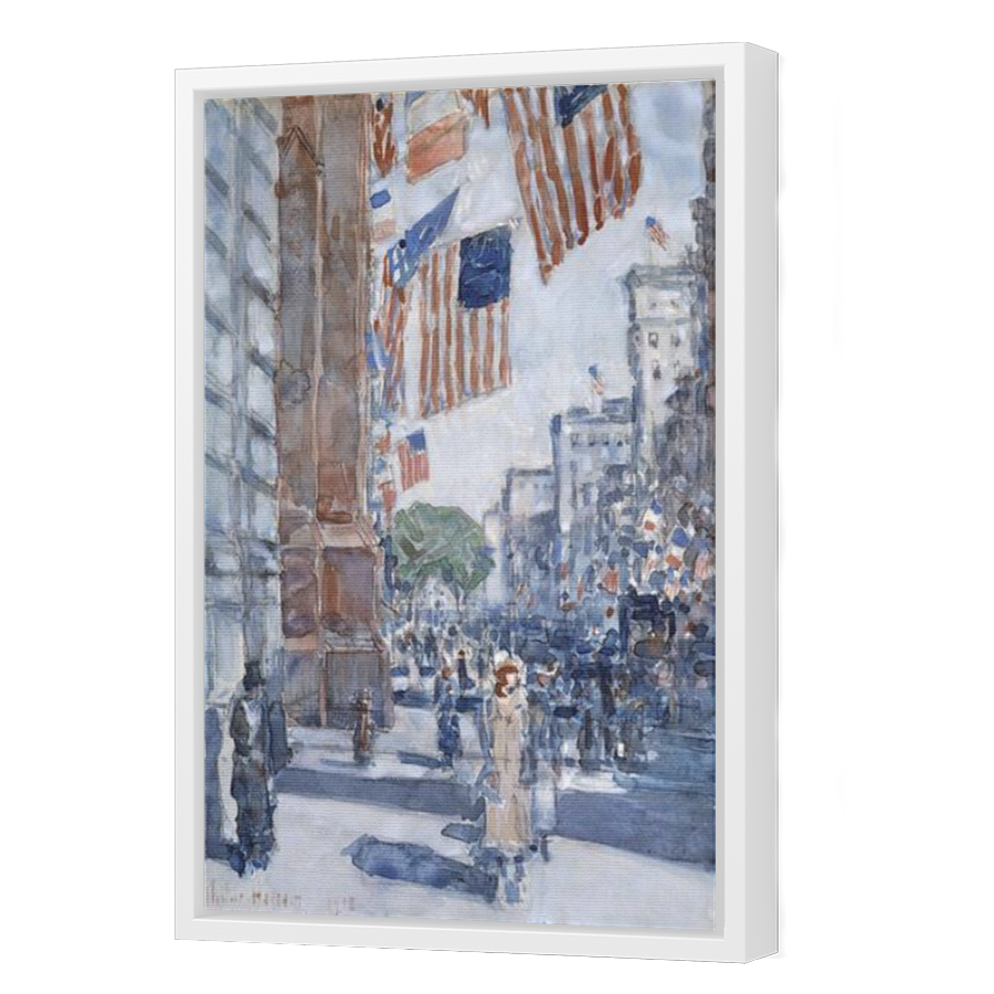 Thumbnail for Canvas - White Floating Frame