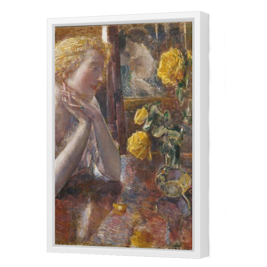 Thumbnail for Canvas - White Floating Frame