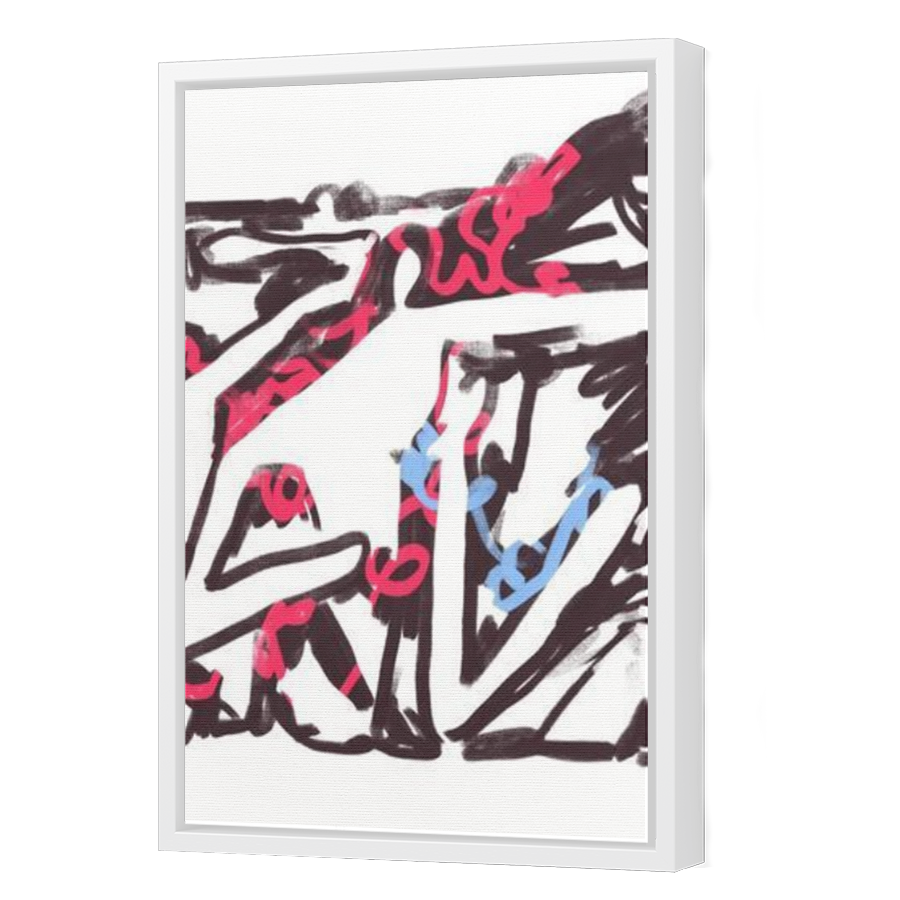 Thumbnail for Canvas - White Floating Frame