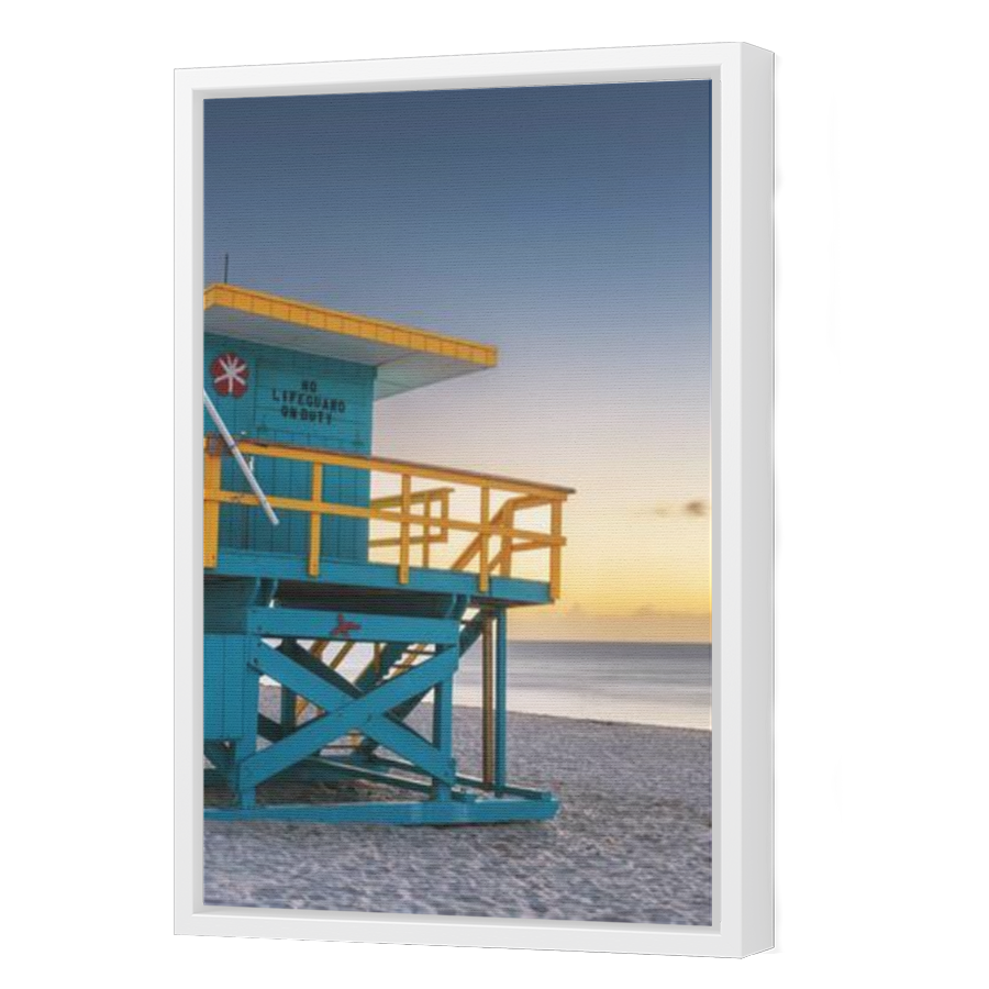 Thumbnail for Canvas - White Floating Frame
