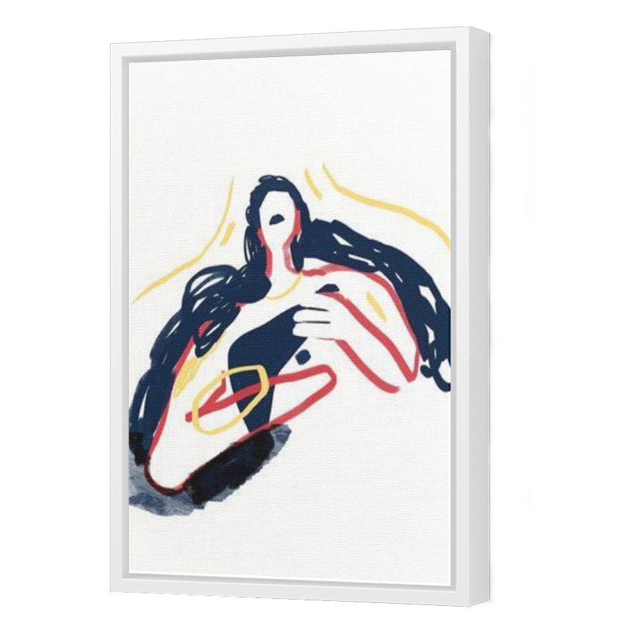 Thumbnail for Canvas - White Floating Frame