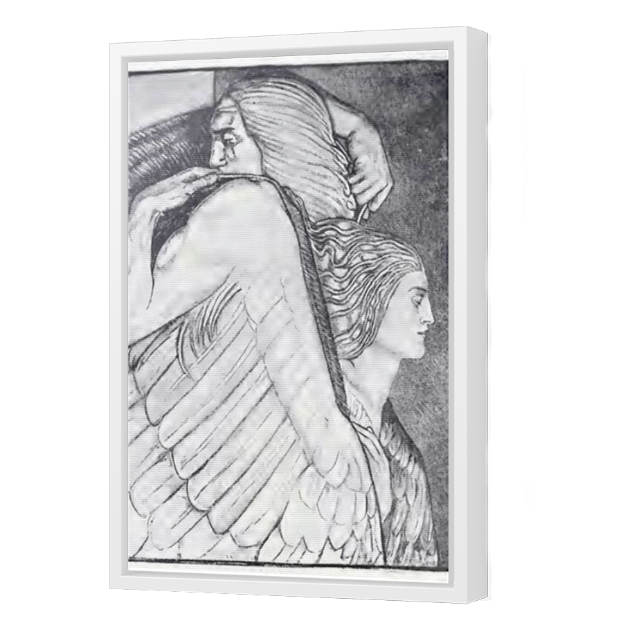 Thumbnail for Canvas - White Floating Frame