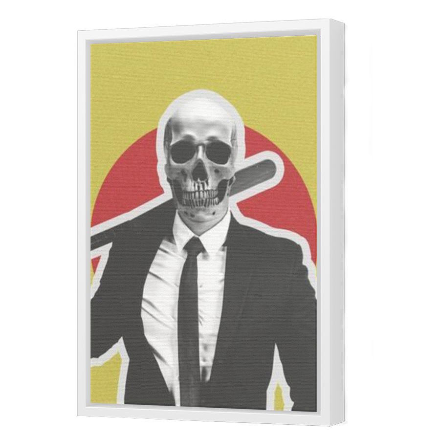 Thumbnail for Canvas - White Floating Frame
