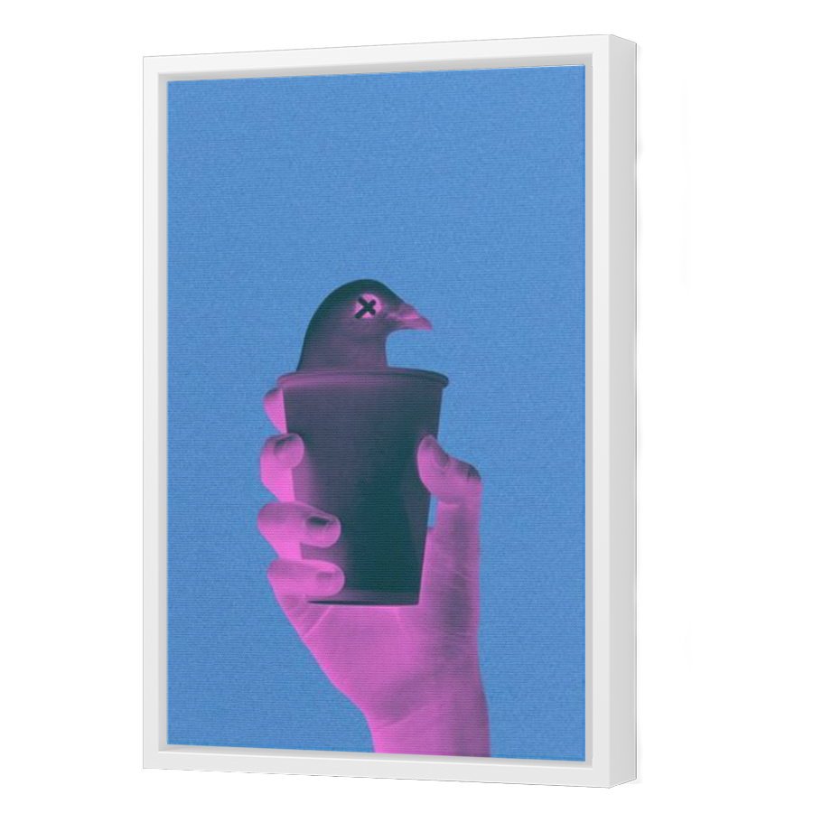 Thumbnail for Canvas - White Floating Frame