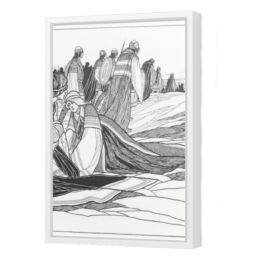 Thumbnail for Canvas - White Floating Frame