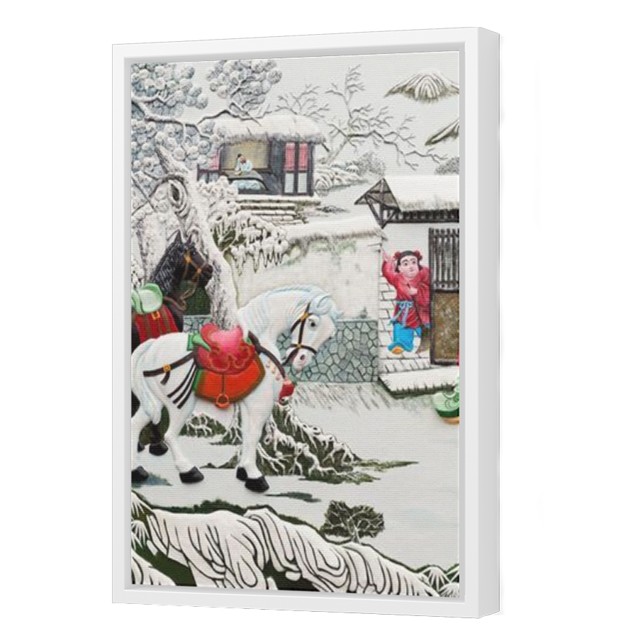 Thumbnail for Canvas - White Floating Frame