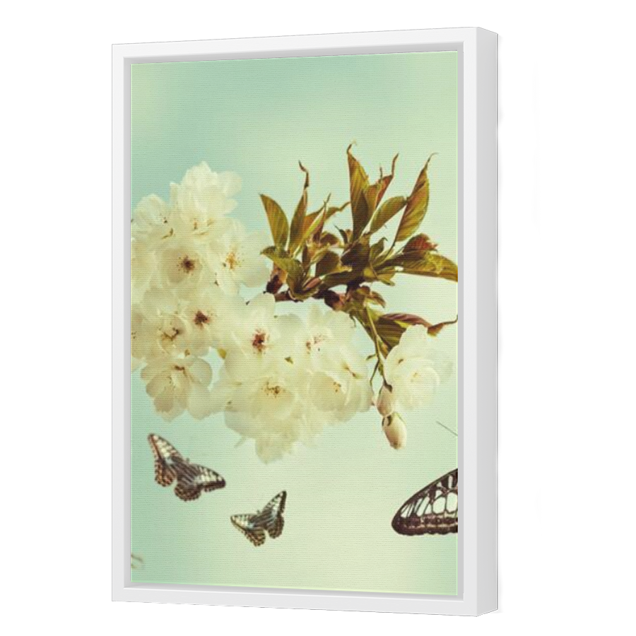 Thumbnail for Canvas - White Floating Frame