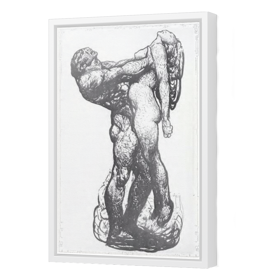 Thumbnail for Canvas - White Floating Frame