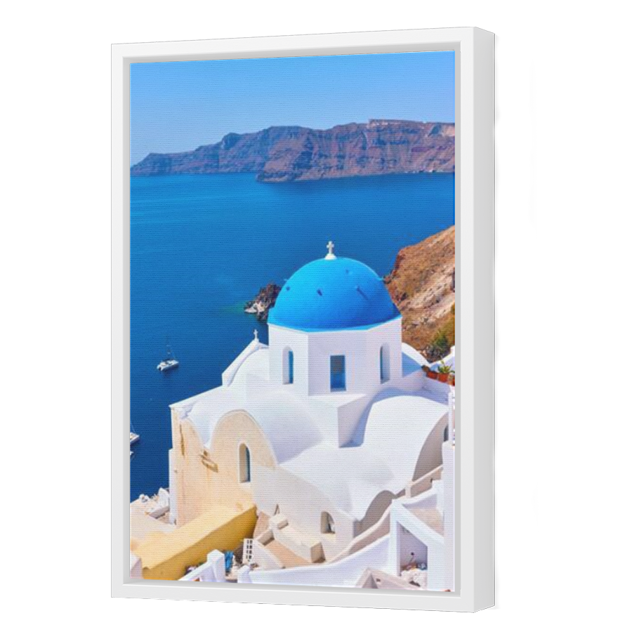 Thumbnail for Canvas - White Floating Frame