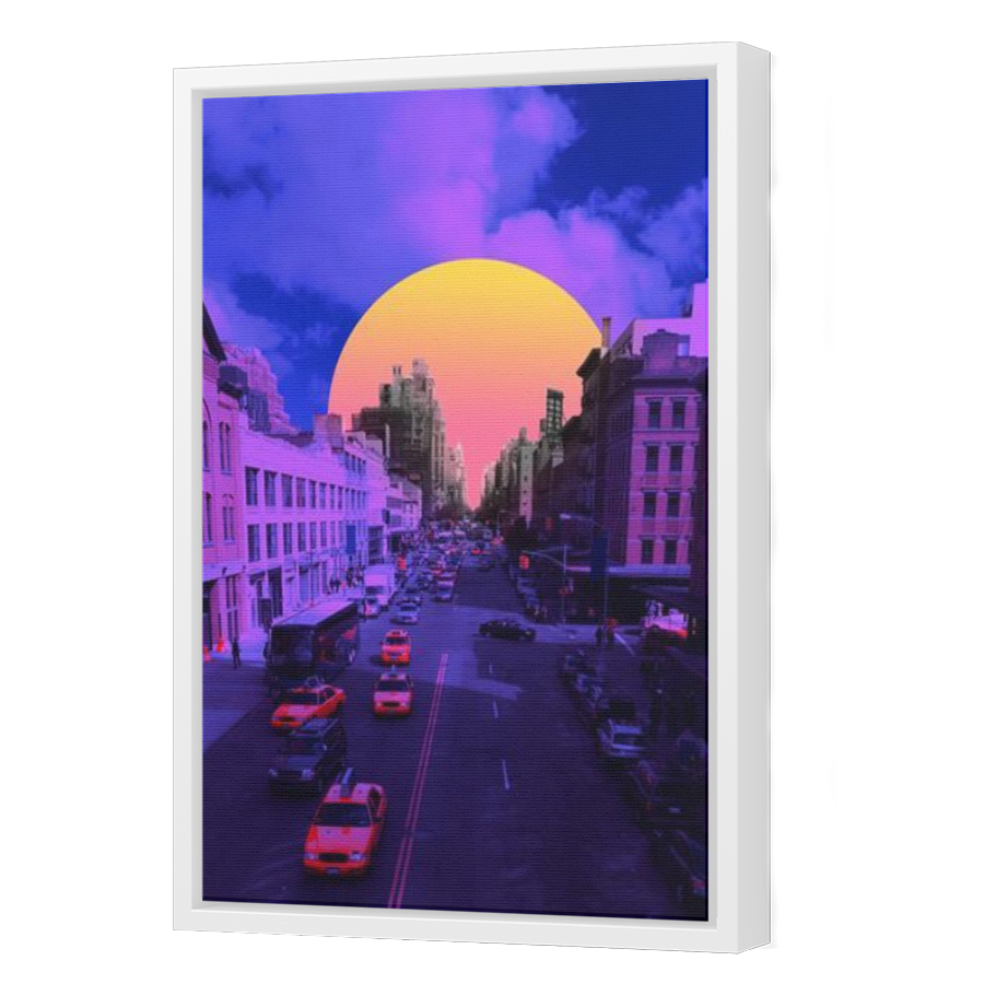 Thumbnail for Canvas - White Floating Frame