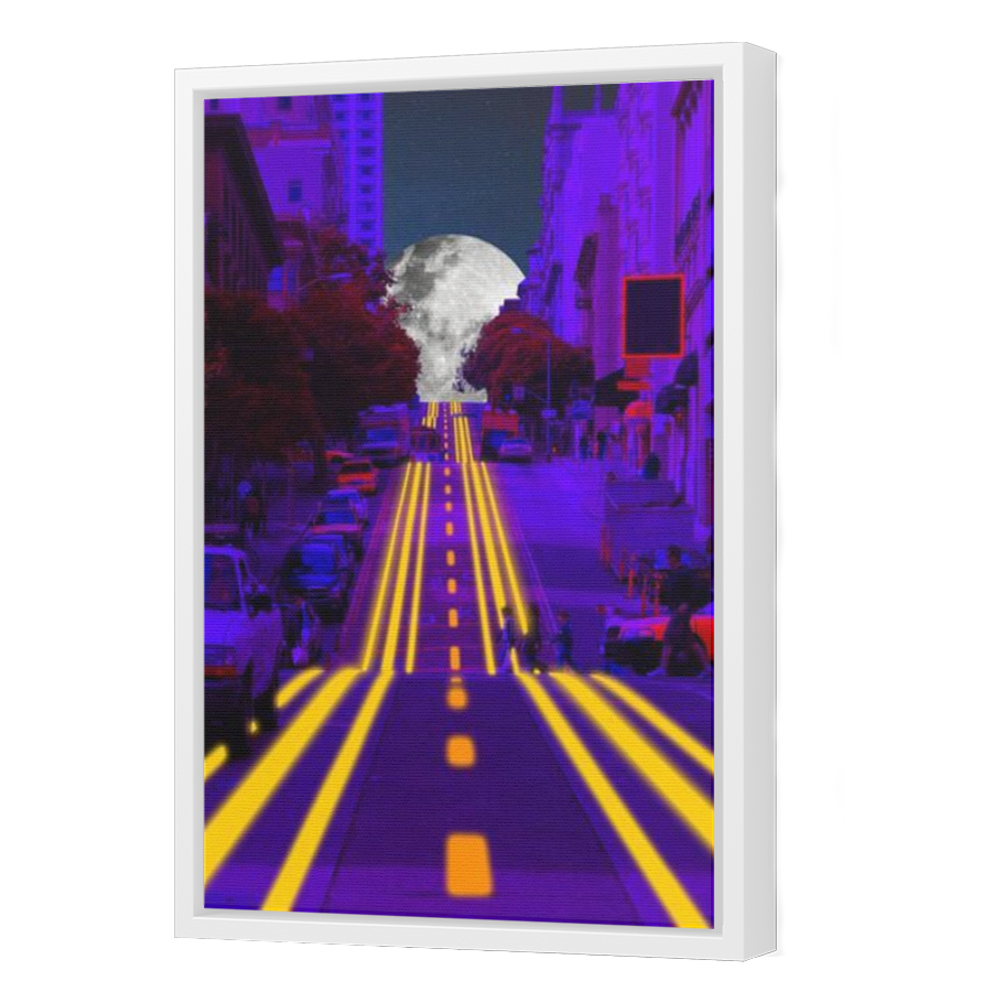 Thumbnail for Canvas - White Floating Frame