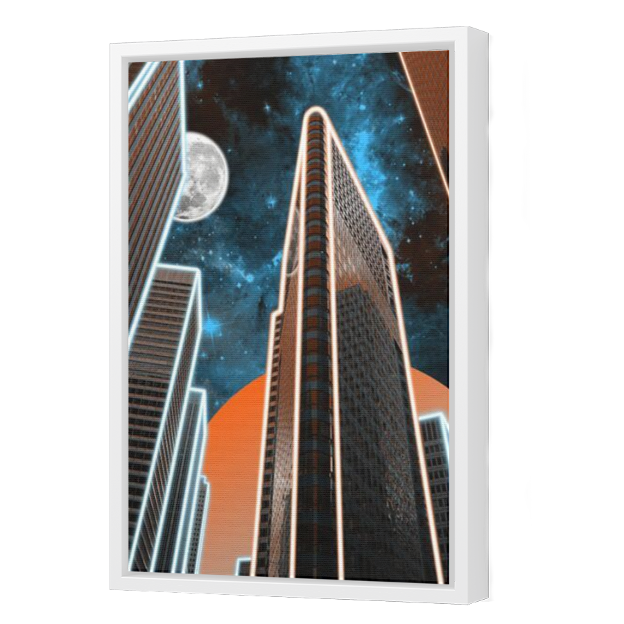 Thumbnail for Canvas - White Floating Frame