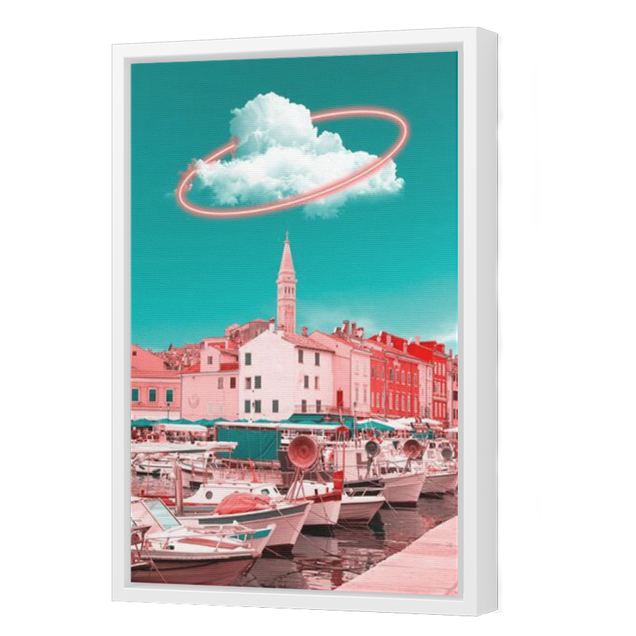 Thumbnail for Canvas - White Floating Frame