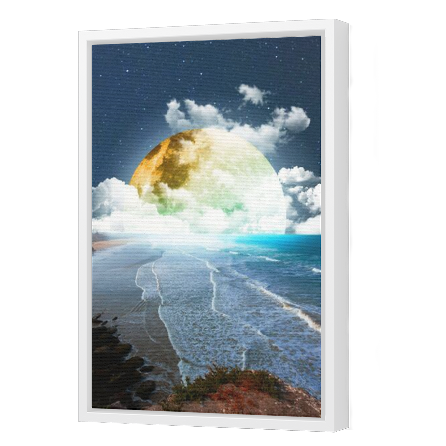 Thumbnail for Canvas - White Floating Frame