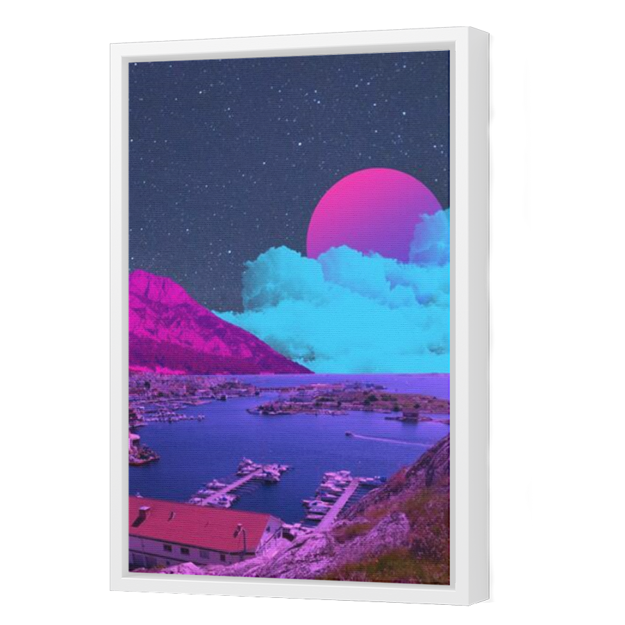 Thumbnail for Canvas - White Floating Frame