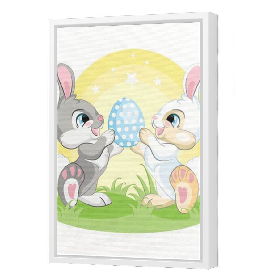 Thumbnail for Canvas - White Floating Frame