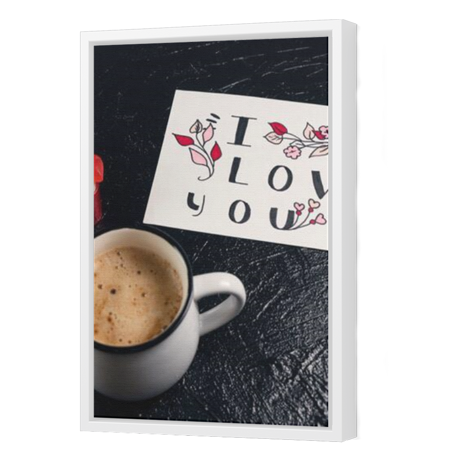 Thumbnail for Canvas - White Floating Frame
