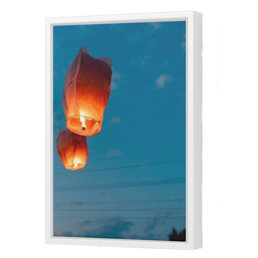 Thumbnail for Canvas - White Floating Frame