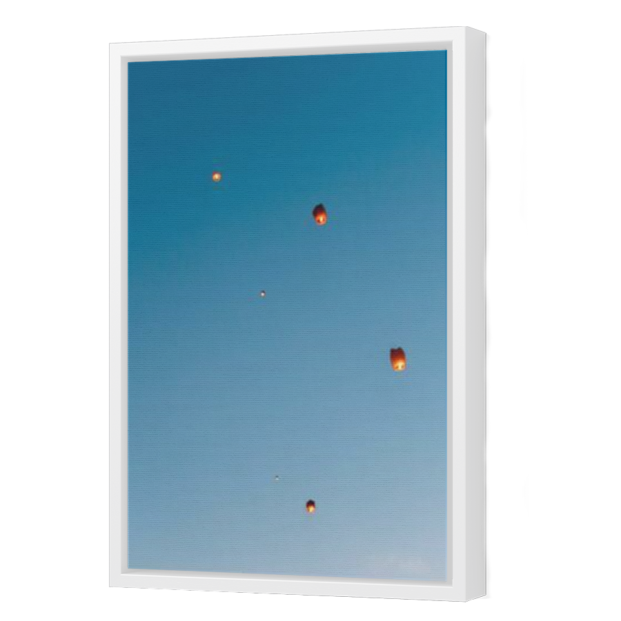 Thumbnail for Canvas - White Floating Frame
