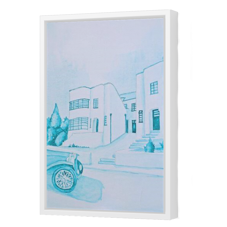Thumbnail for Canvas - White Floating Frame