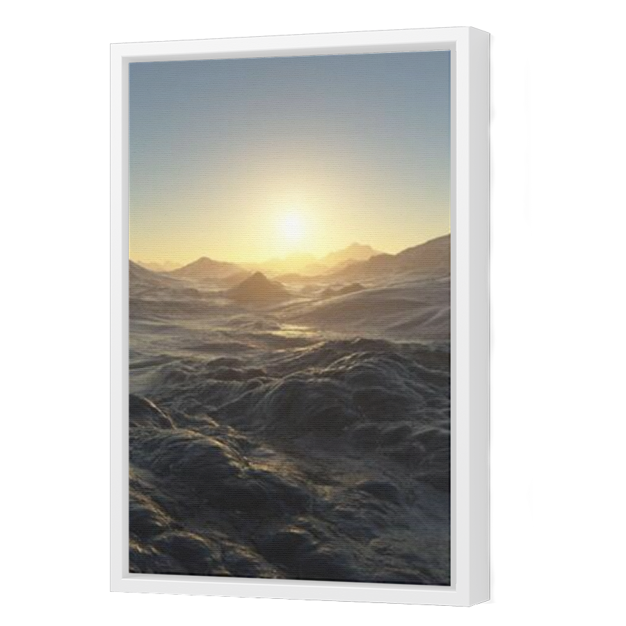 Thumbnail for Canvas - White Floating Frame
