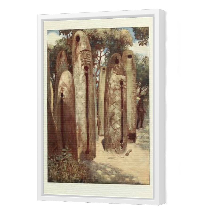 Thumbnail for Canvas - White Floating Frame