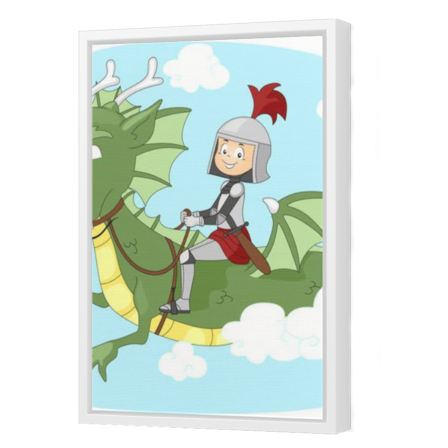 Thumbnail for Canvas - White Floating Frame