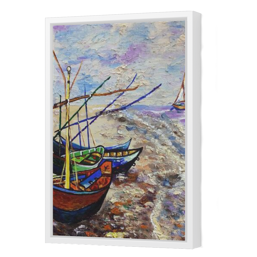 Thumbnail for Canvas - White Floating Frame
