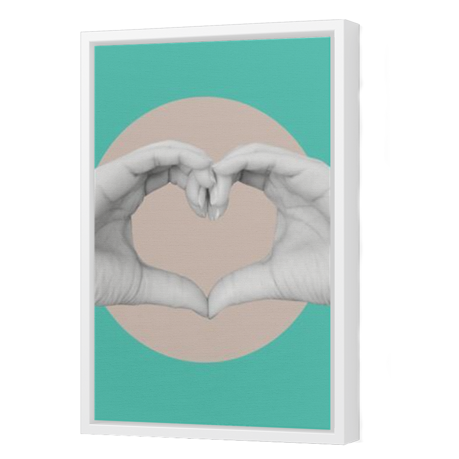 Thumbnail for Canvas - White Floating Frame