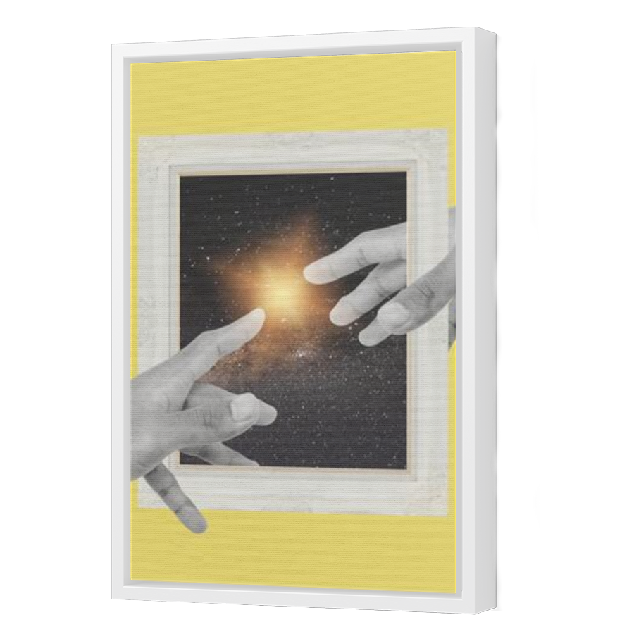 Thumbnail for Canvas - White Floating Frame