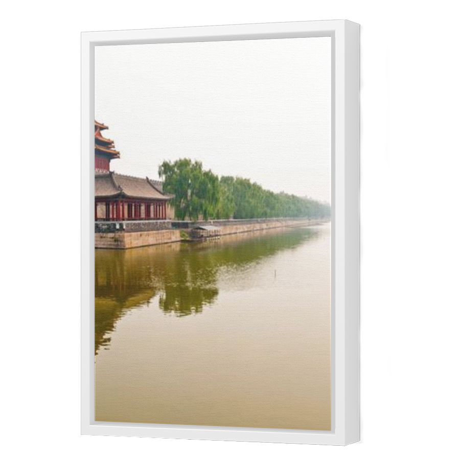 Thumbnail for Canvas - White Floating Frame