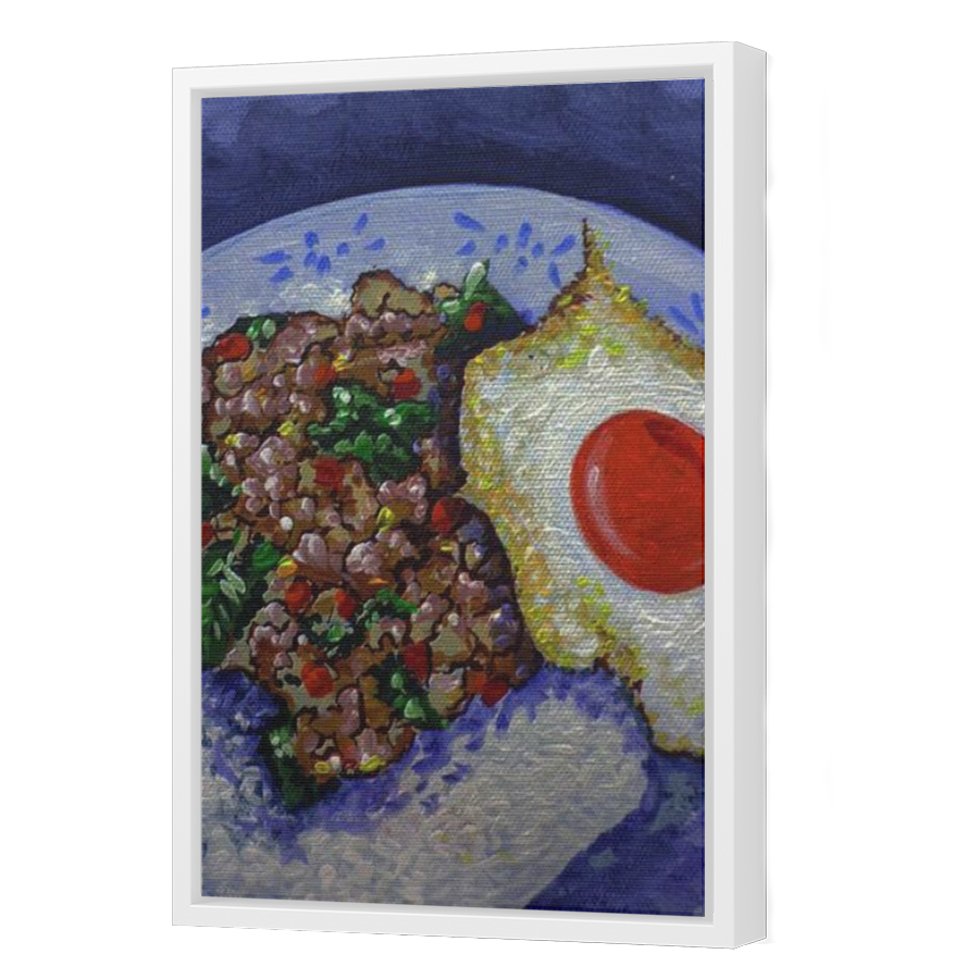 Thumbnail for Canvas - White Floating Frame